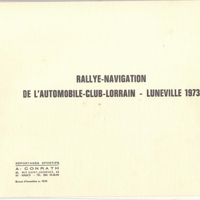 rallye de navigation